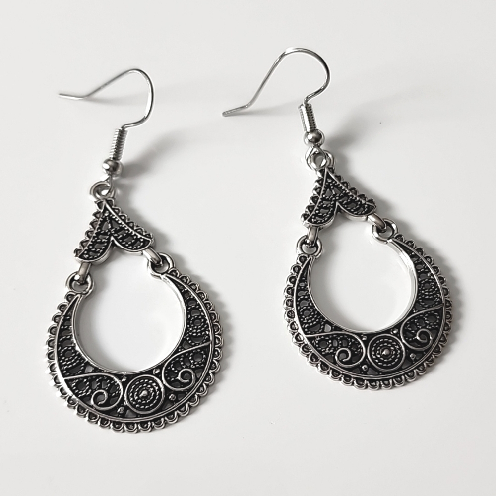 BOHO Gypsy  Mandala Tribal  Earrings HP